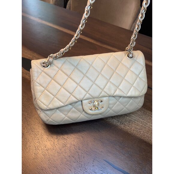 Chanel Precious Jewel Quilted Single Flap Bag - Picture 1 of 13